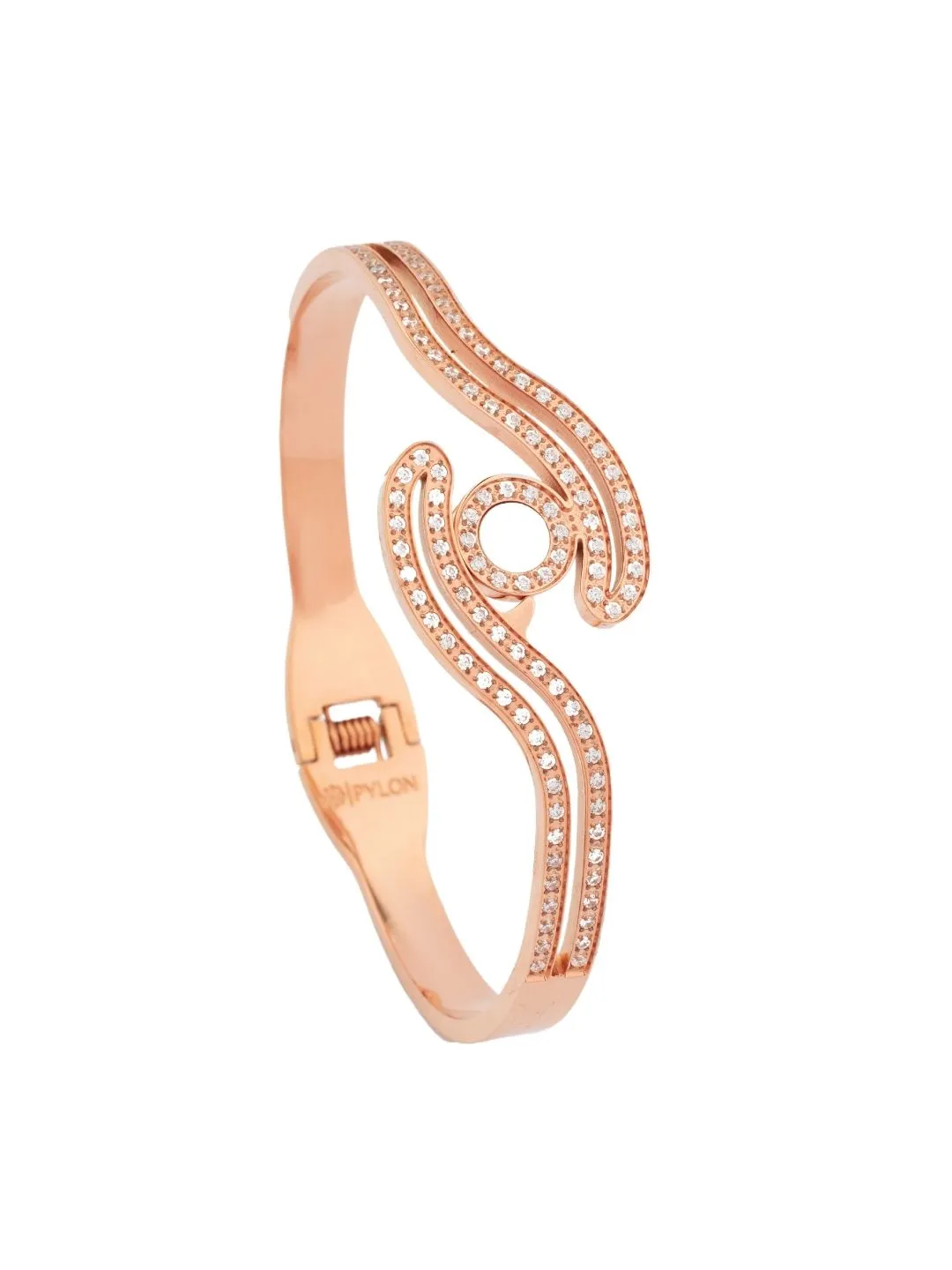 Back Image of Pearl Prelude Kada Rose Gold