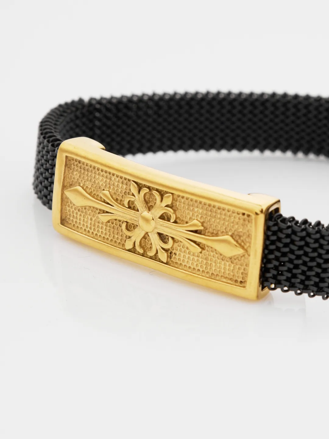 Bottom View of Golden Templar Band