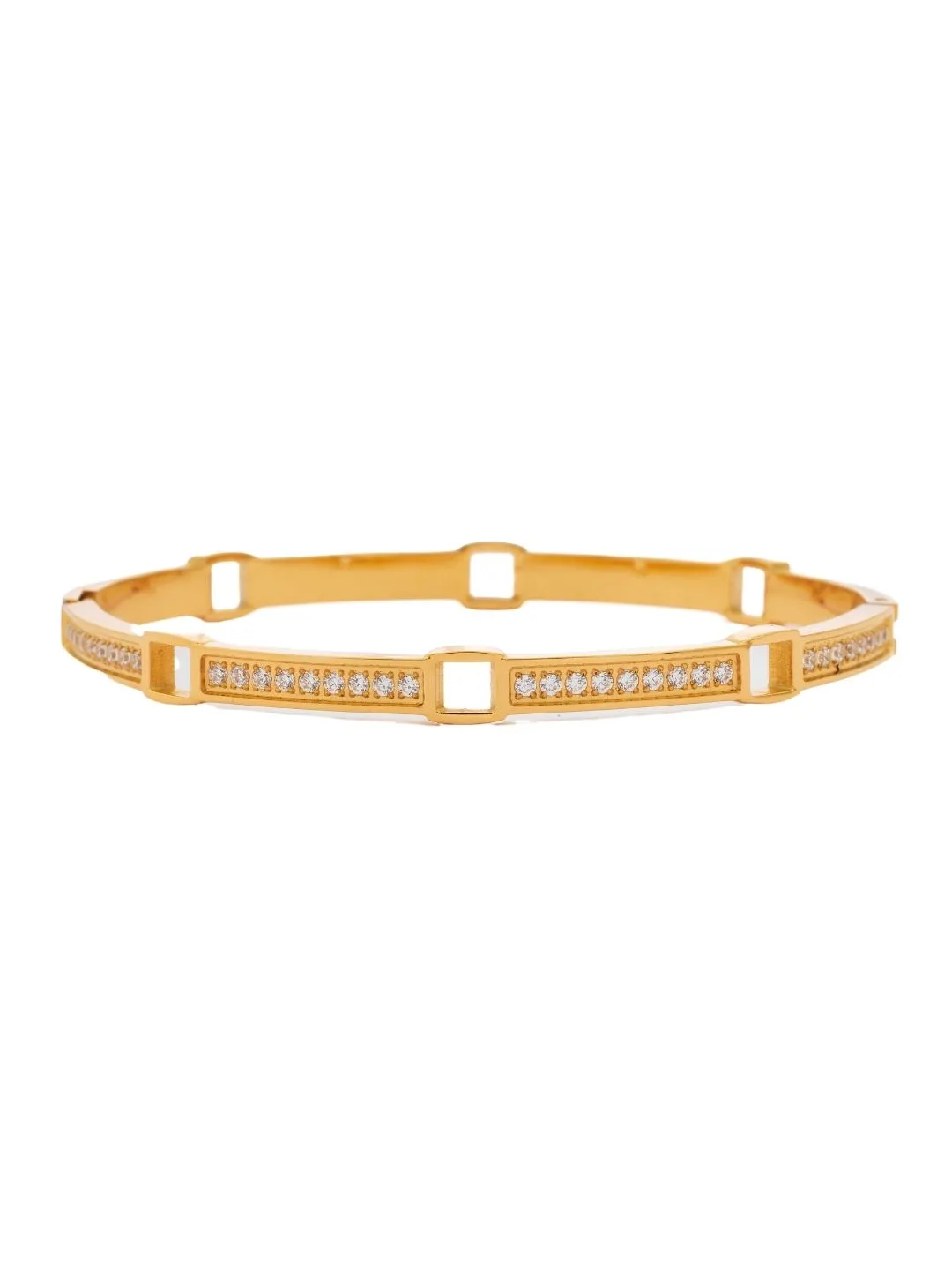 Upper View of GOLD URBAN MATRIX CUFF