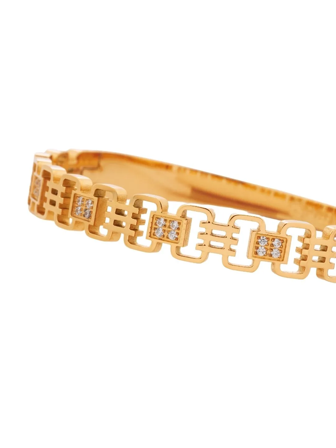 Upper View of GOLDEN METROPOLITAN MATRIX CUFF