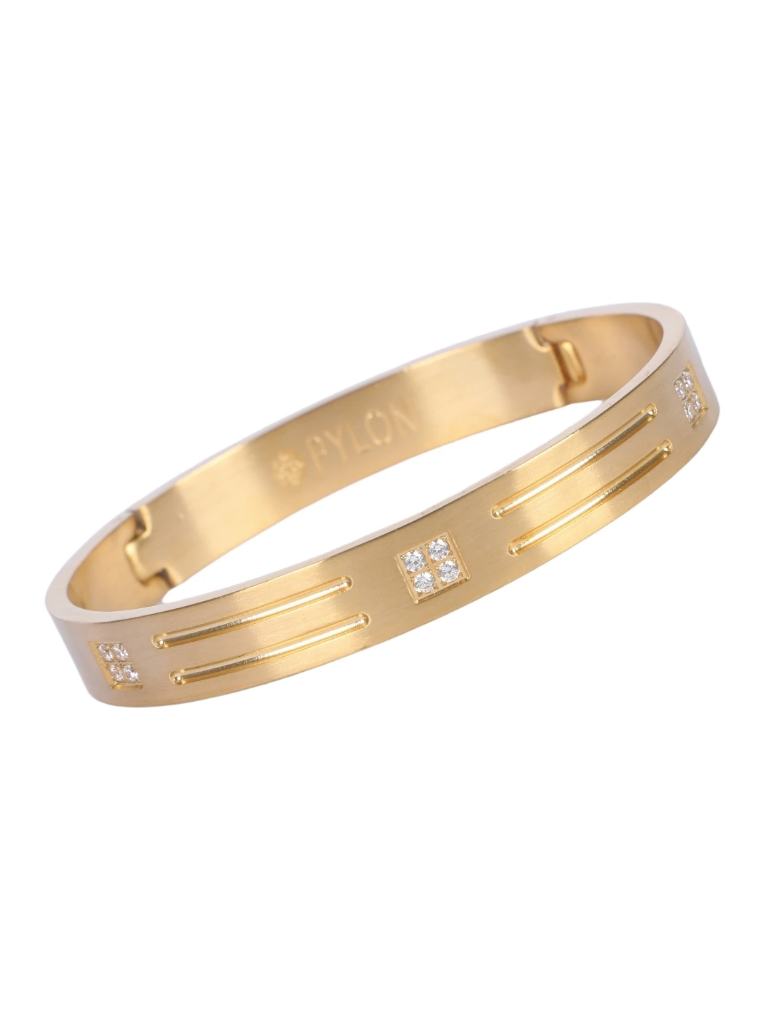 Upper View of Gold Earth Homme Cuff