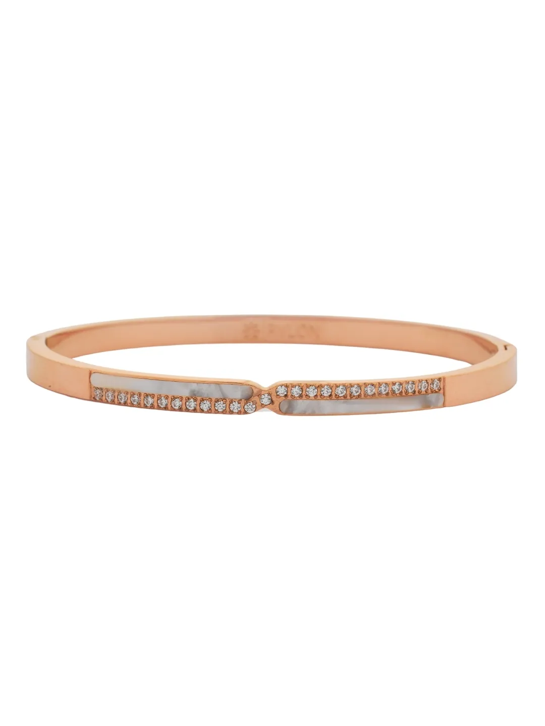 Upper View of Radiance Ripple Rose Gold