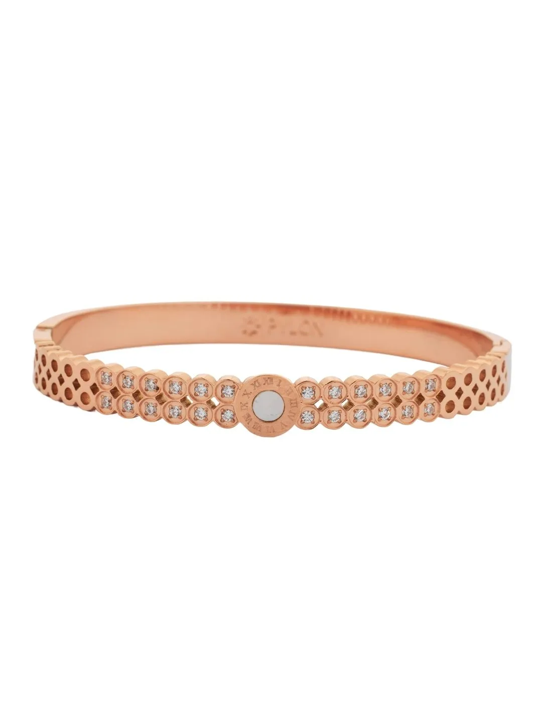 Upper View of ROSETTA LATTICE CUFF