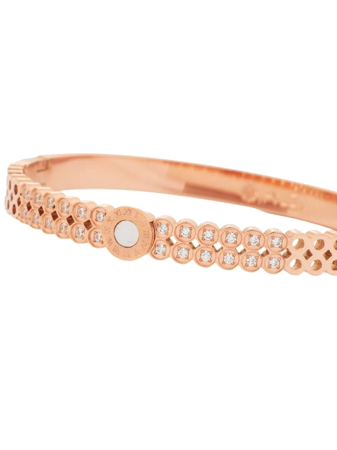 Bottom View of ROSETTA LATTICE CUFF