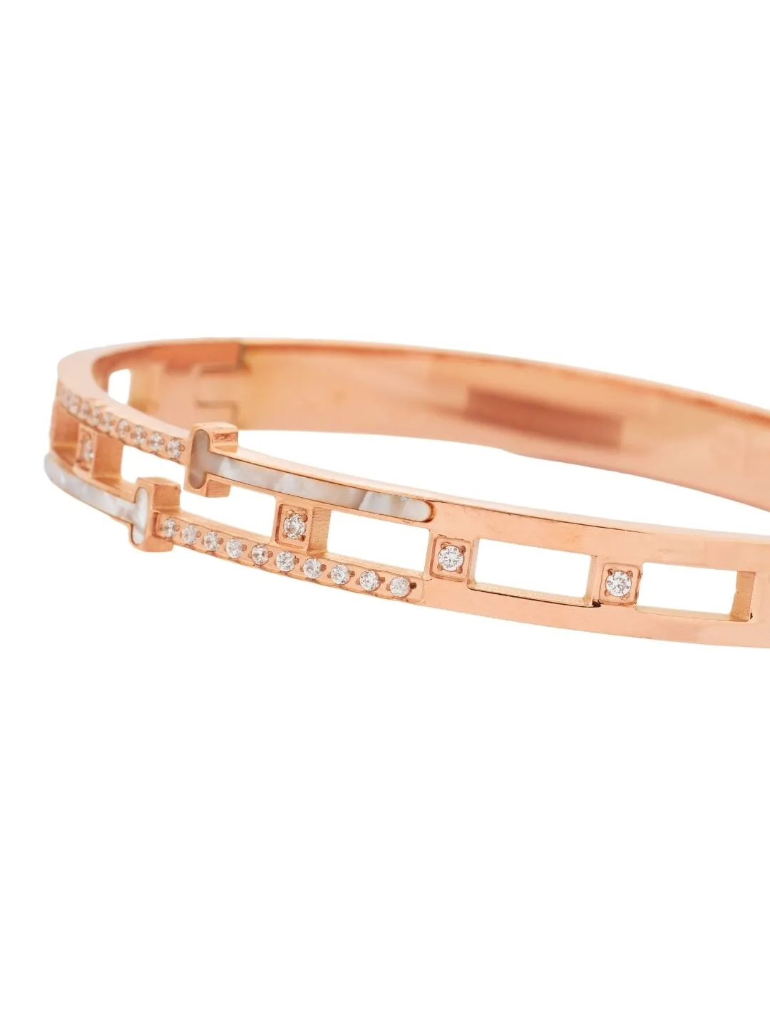 Bottom View of Roseate Helix Link Bracelet