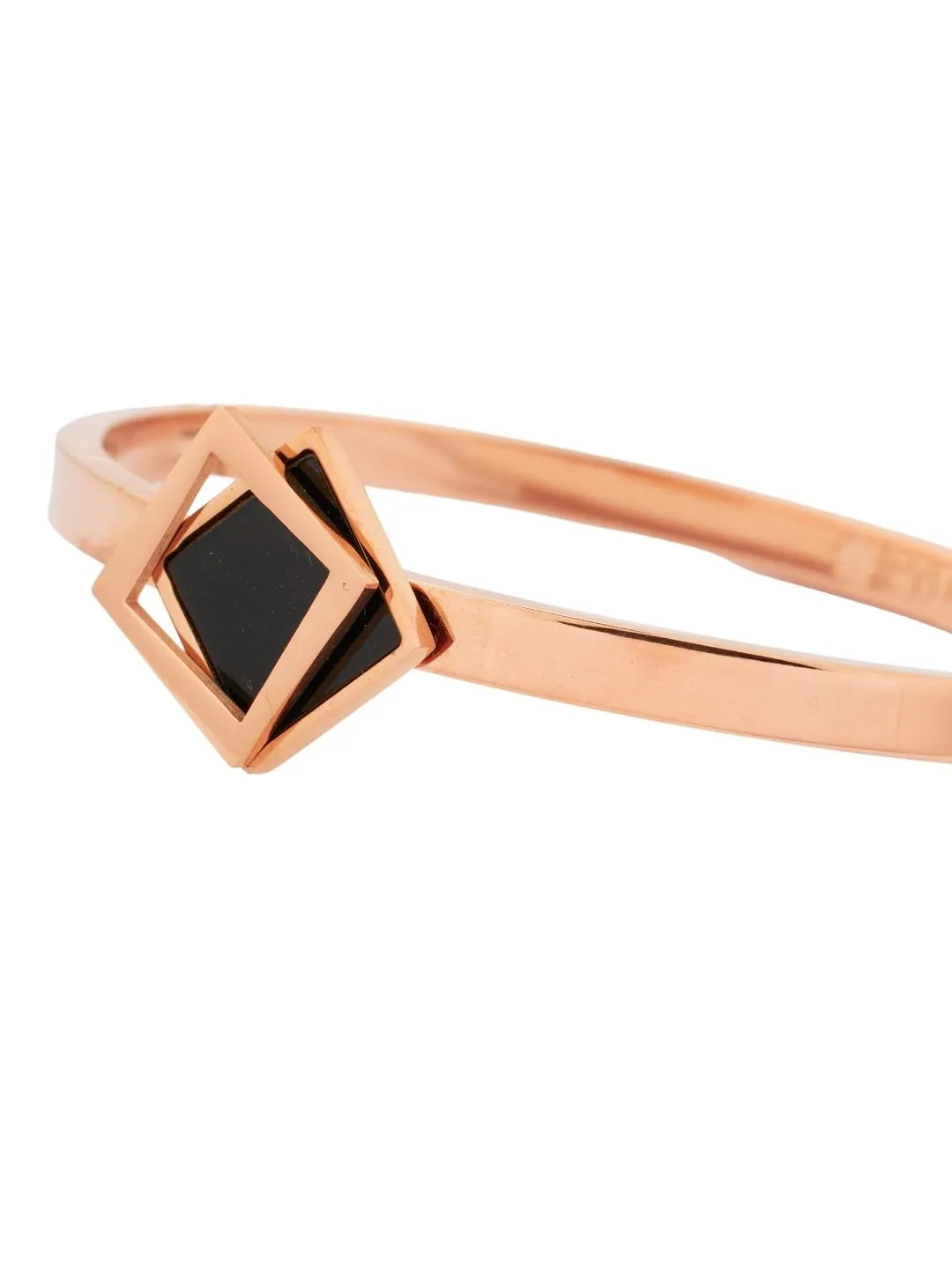 Upper View of Jasmine Jewel Cuff Rose Gold