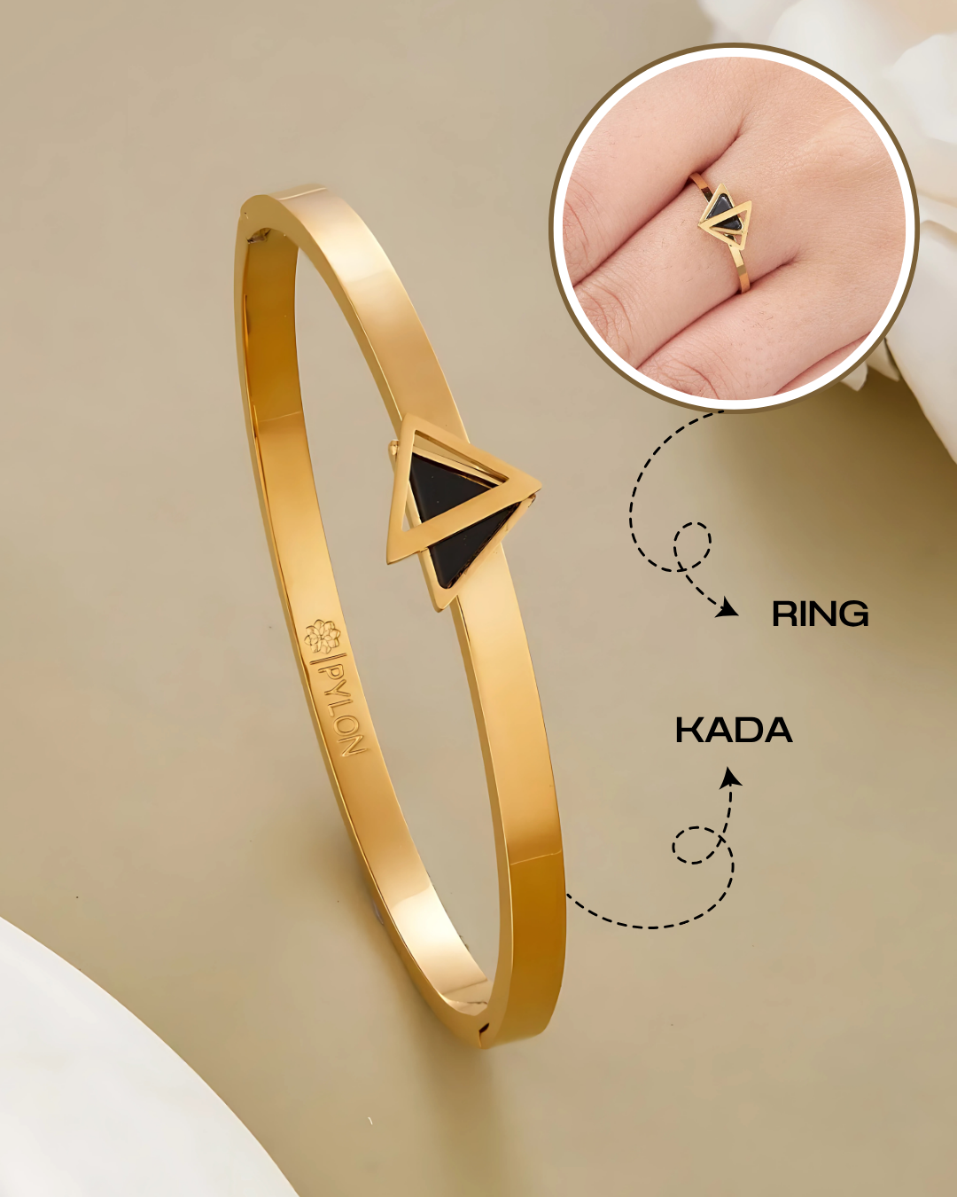 Golden-Prism-Kada-&-Ring-Set