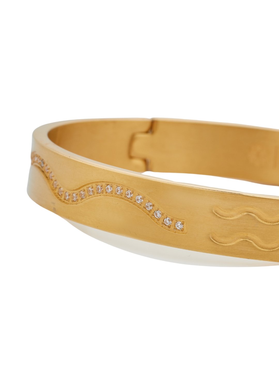 Upper View of Regalia Kada In Gold