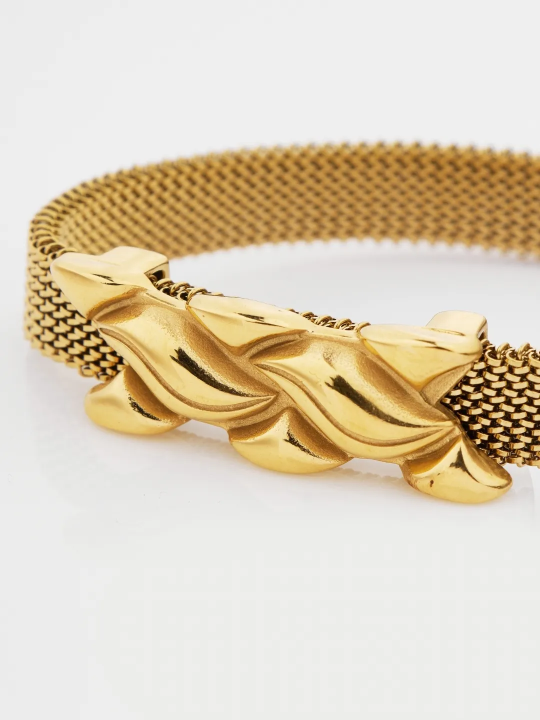 Bottom View of Golden Guild Bracelet