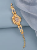 Via Venus wrist watch in mat silver