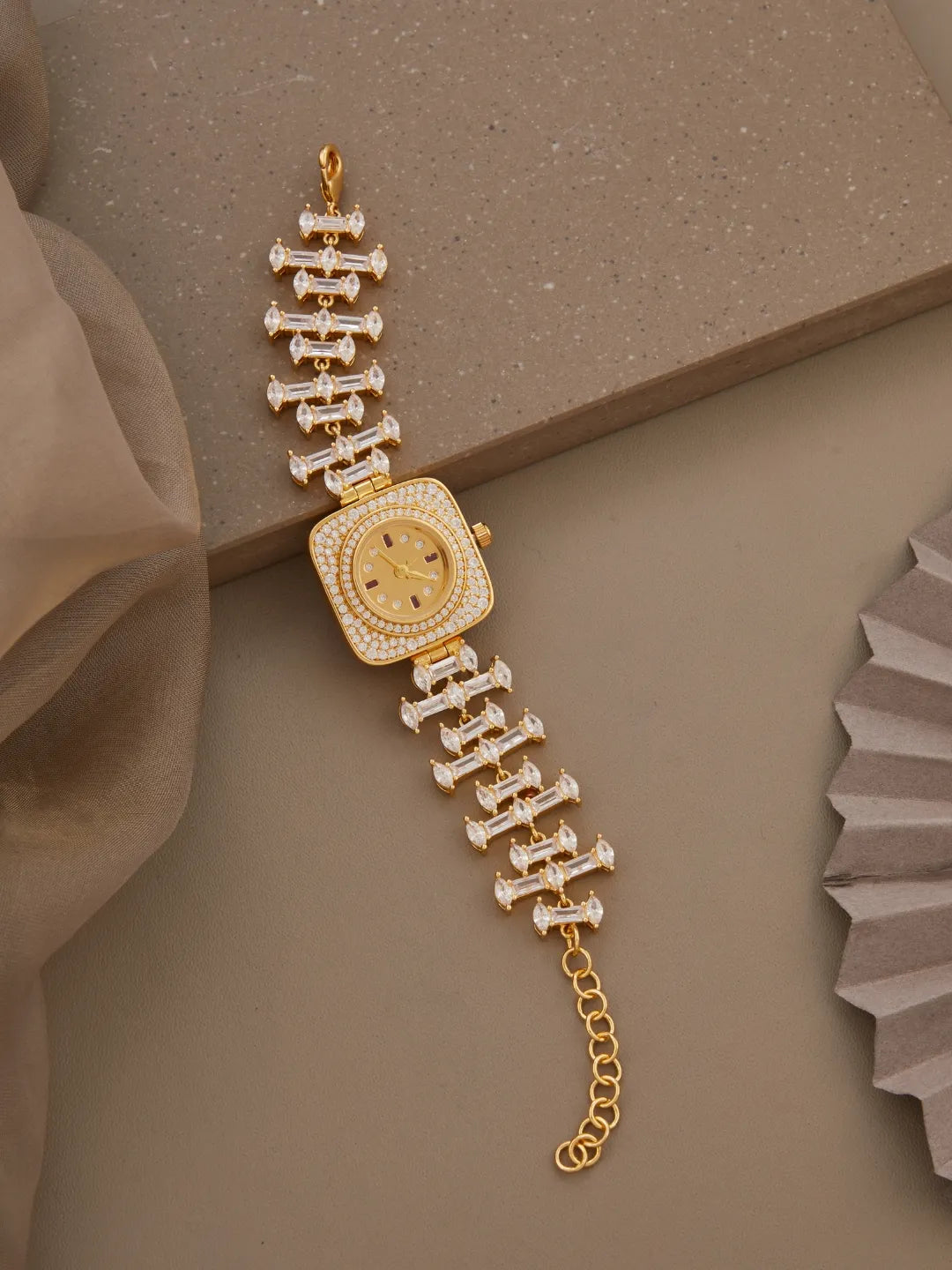 Golden Aurora wrist watch