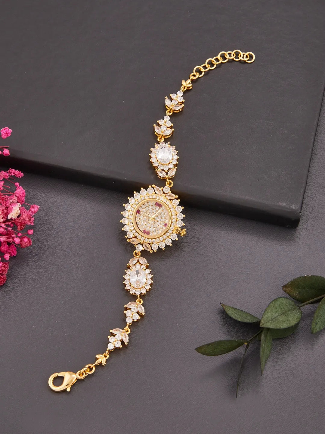 Enchanted Cascade Golden Watch