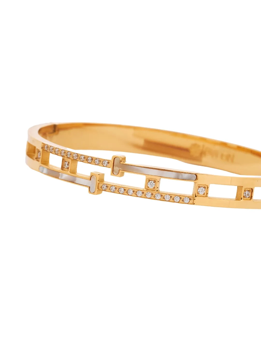 GOLDEN HELIX LINK BRACELET