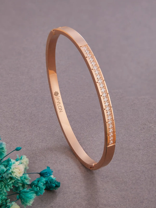 Rose Gold Torque bracelet