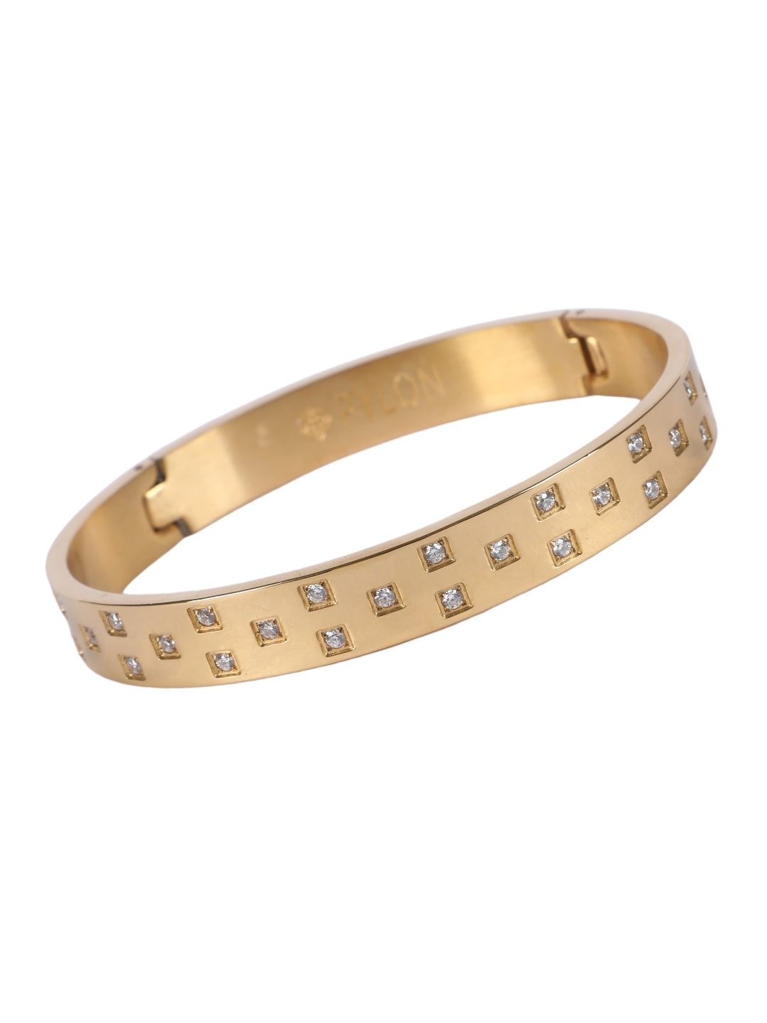 Matrix Luxe Cuff with gold polish