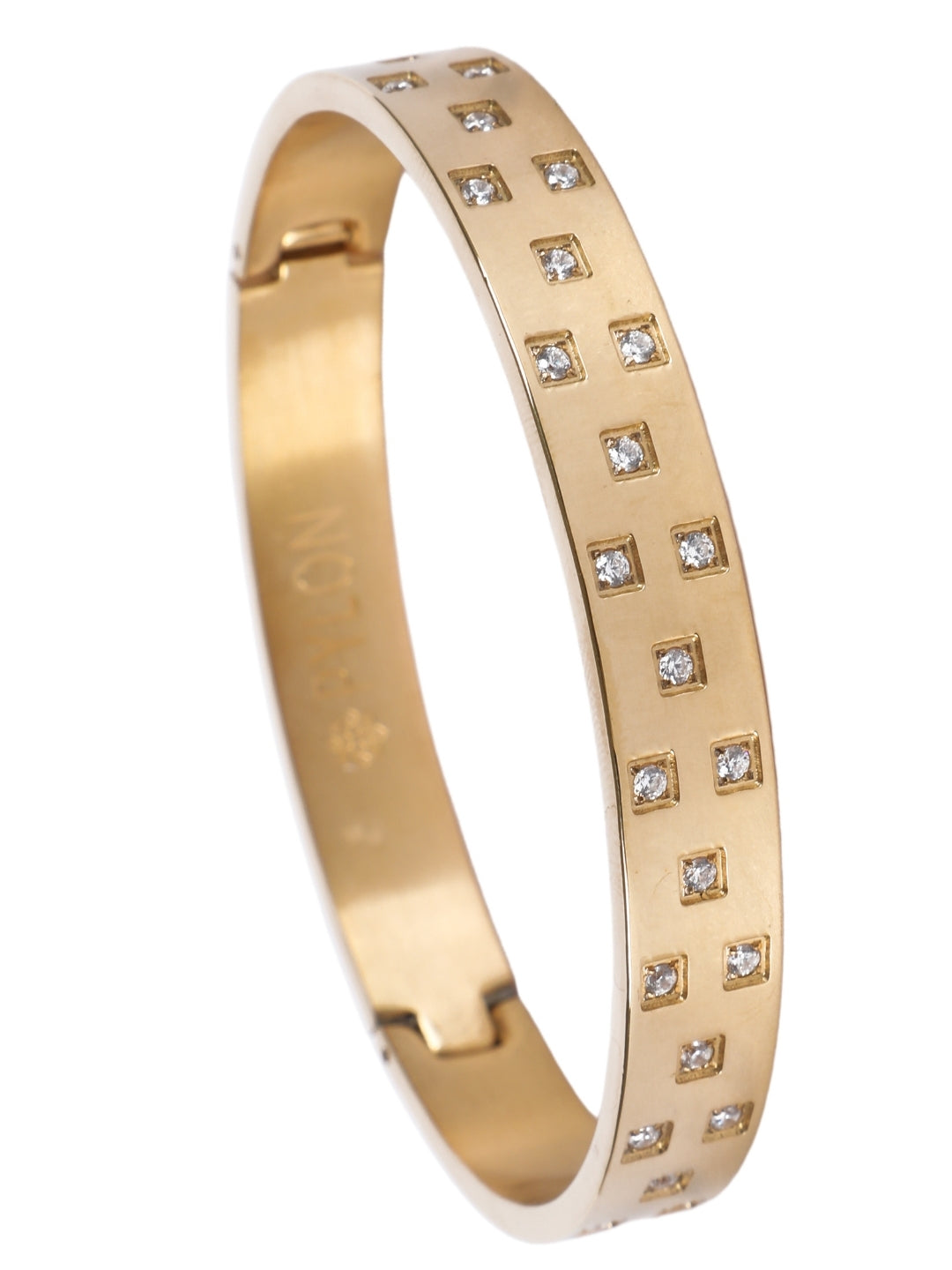 Matrix Luxe Cuff with gold polish