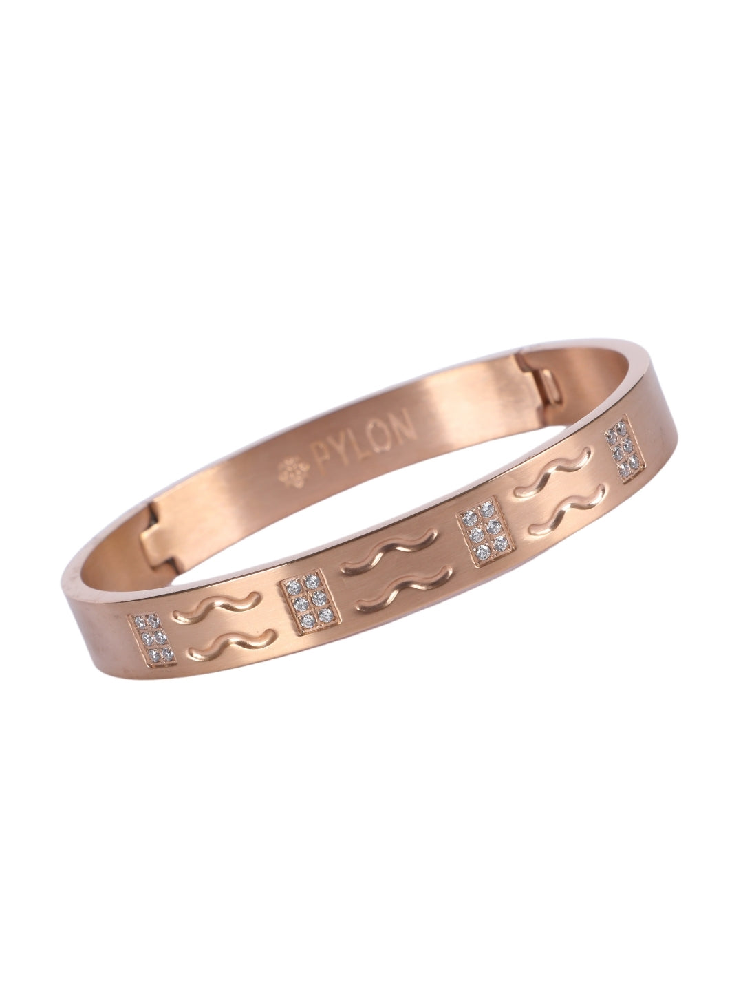 The Pharaoh Cuff in rose gold