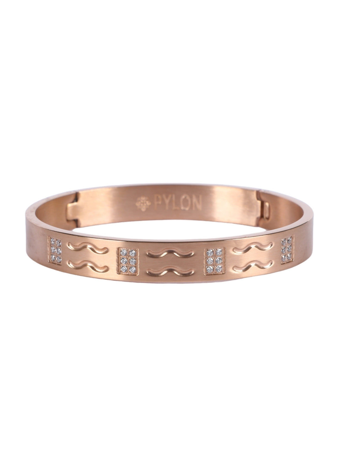 The Pharaoh Cuff in rose gold