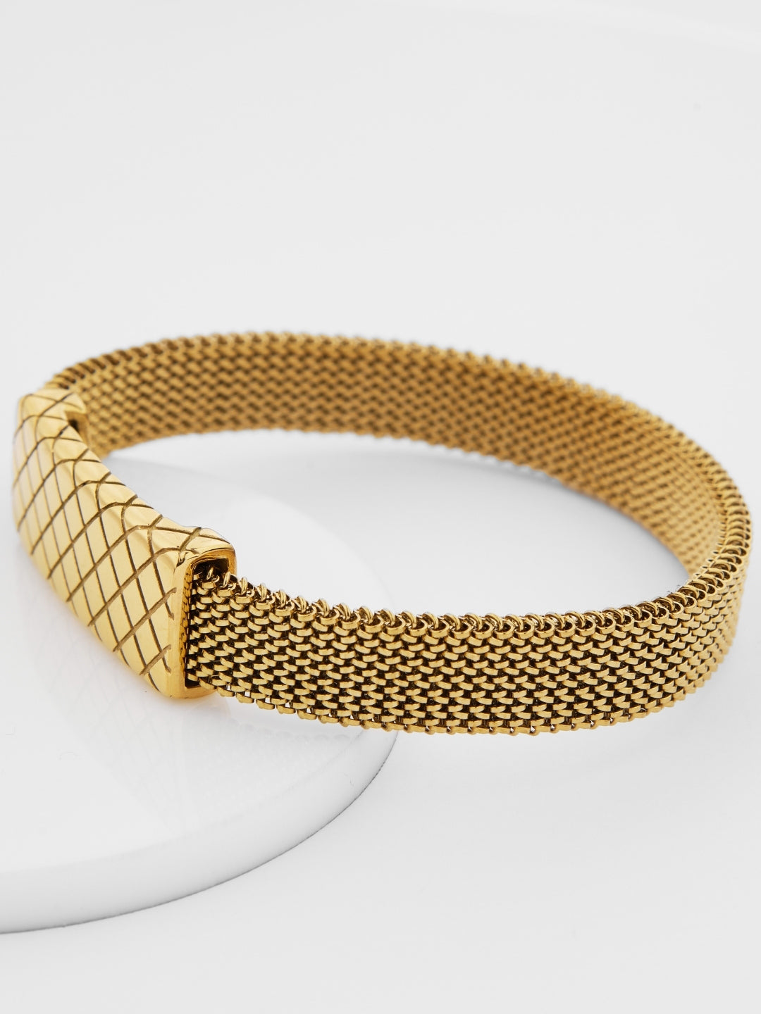 Gridlock Platinum Bracelet