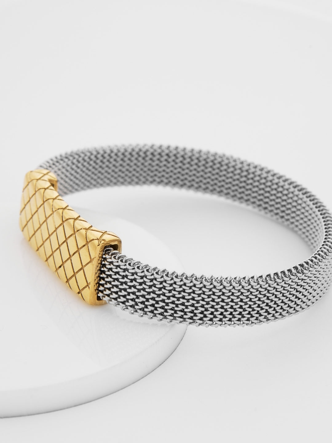Gold Gridlock Bracelet