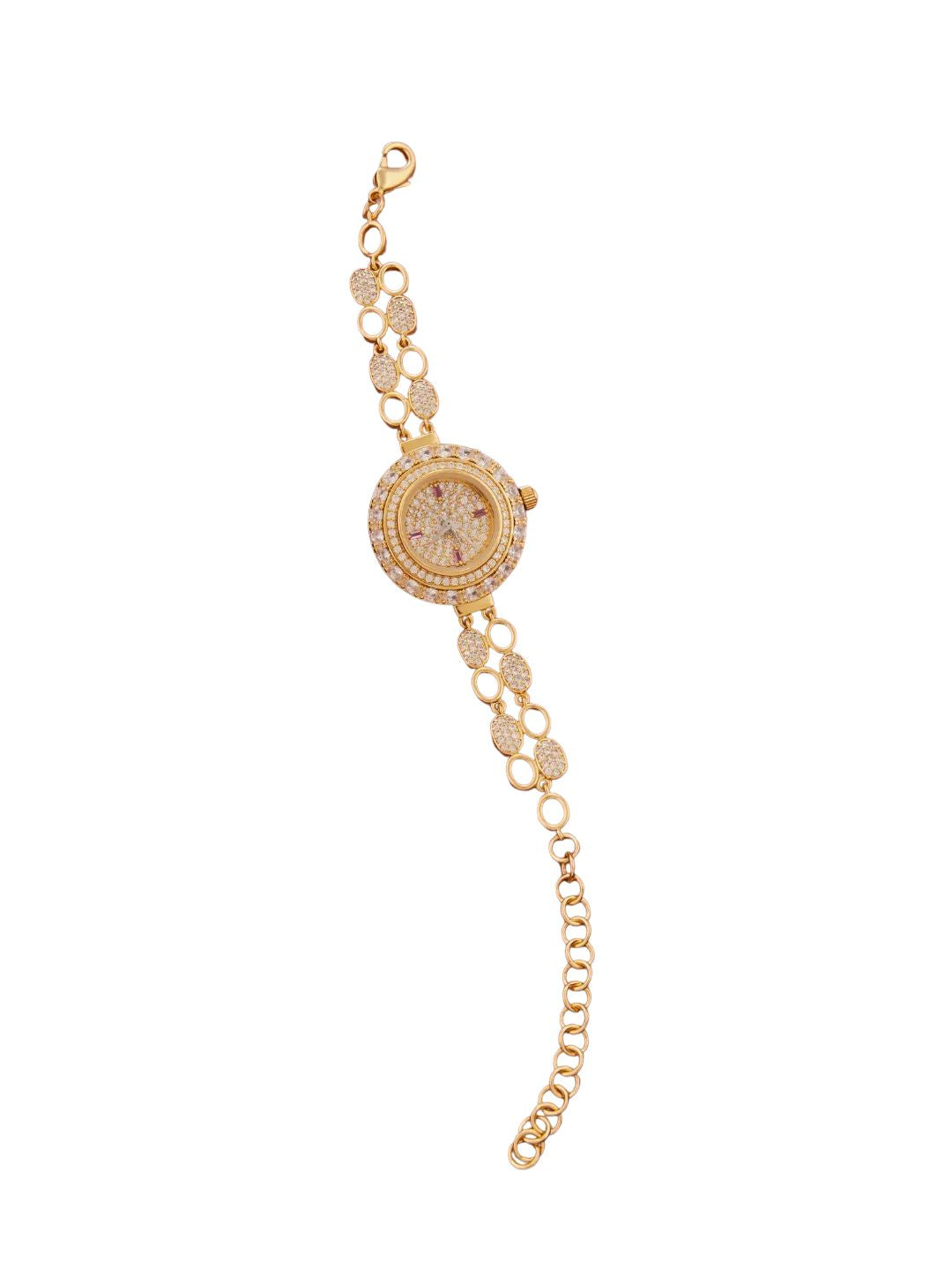 Golden Allure diamond wrist watch