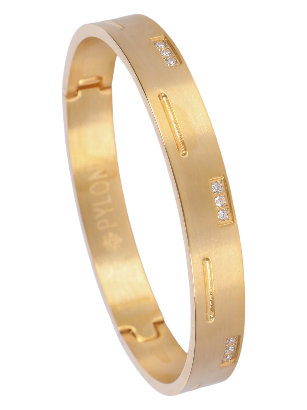 Diamond Dash Cuff in Gold