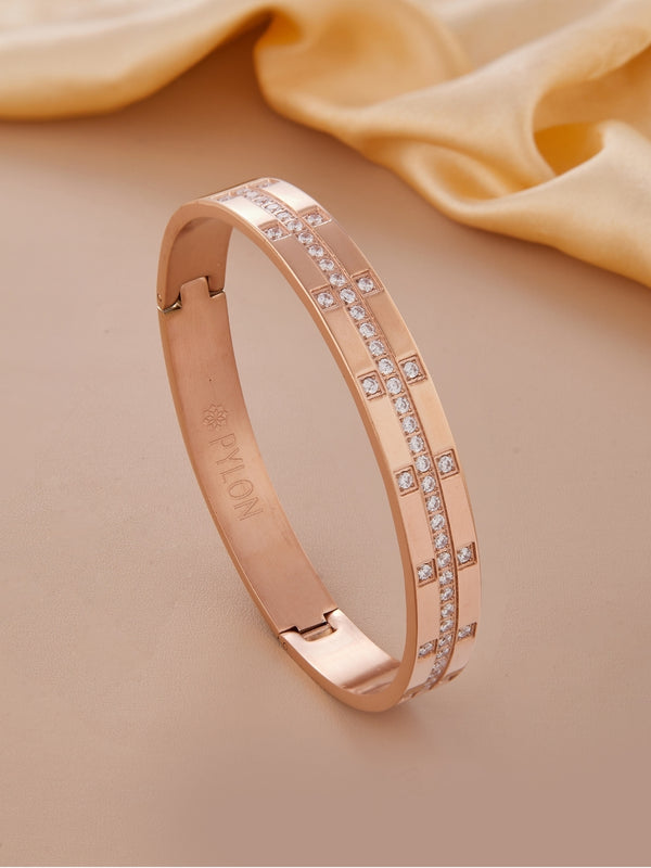 Lumina bracelet in rose gold