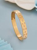 Matrix Luxe Cuff with gold polish