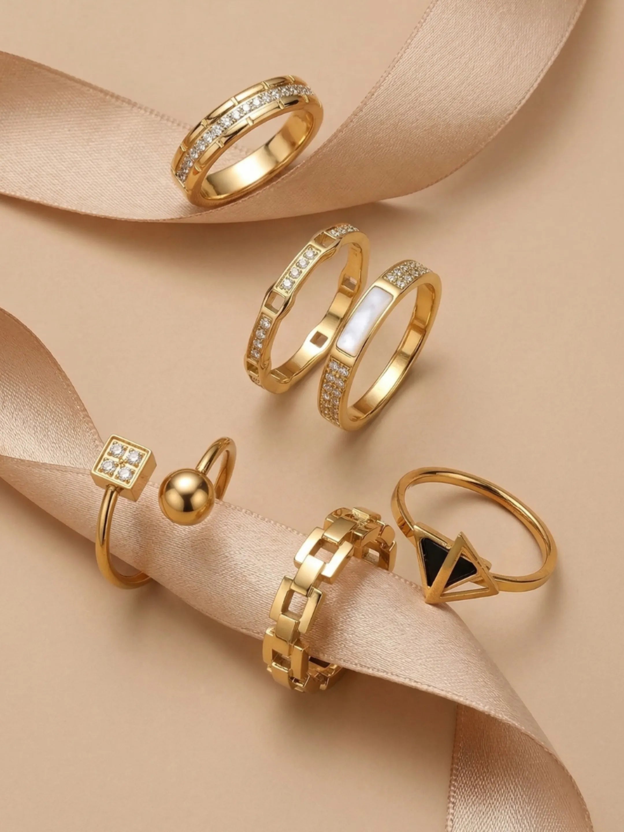 6 Ring Combo Set for Women