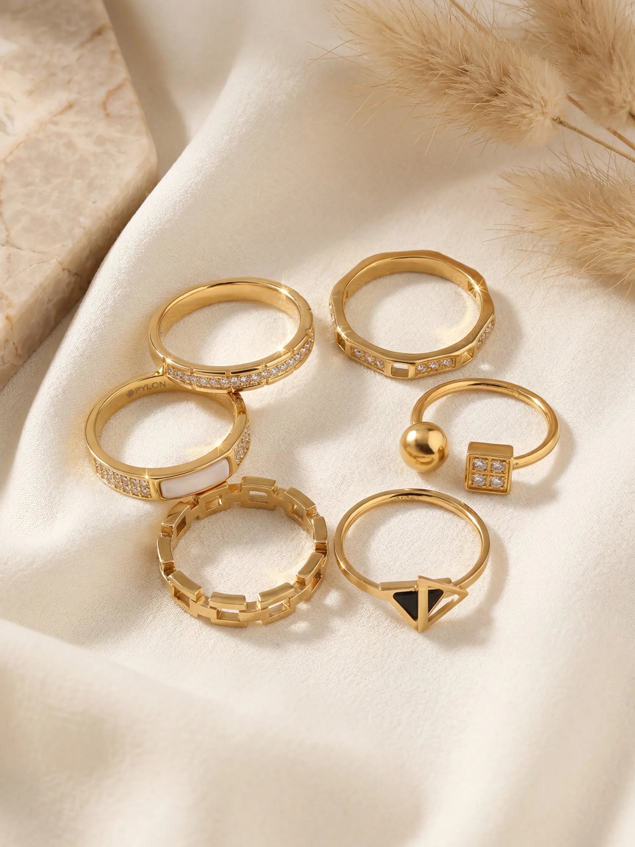 6 Ring Combo Set for Women